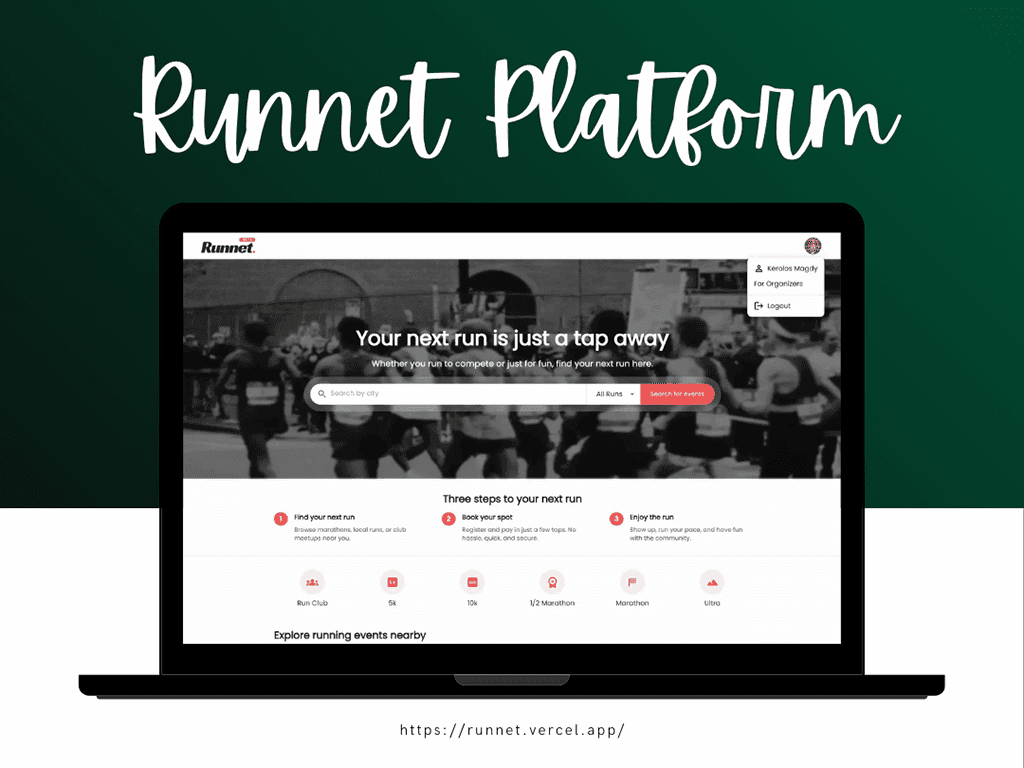 Runnet Admin Dashboard